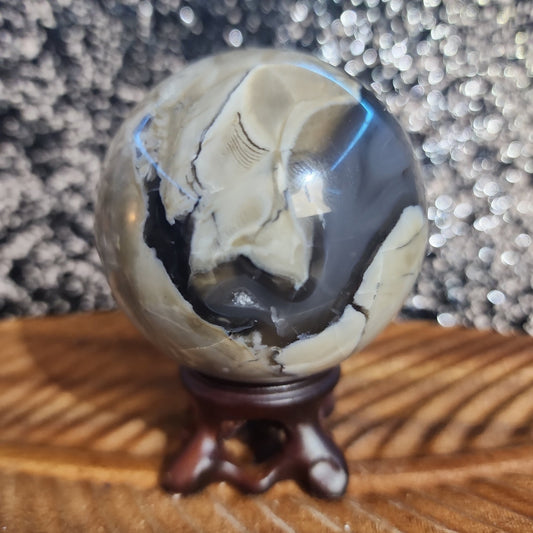 Volcanic Agate Sphere - MagicBox Crystals