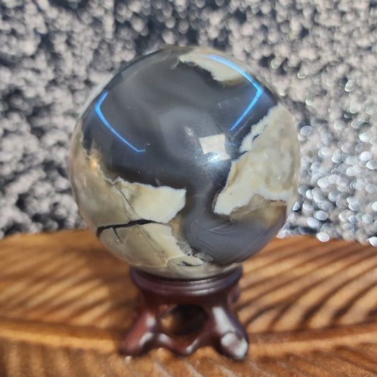 Volcanic Agate Sphere - MagicBox Crystals