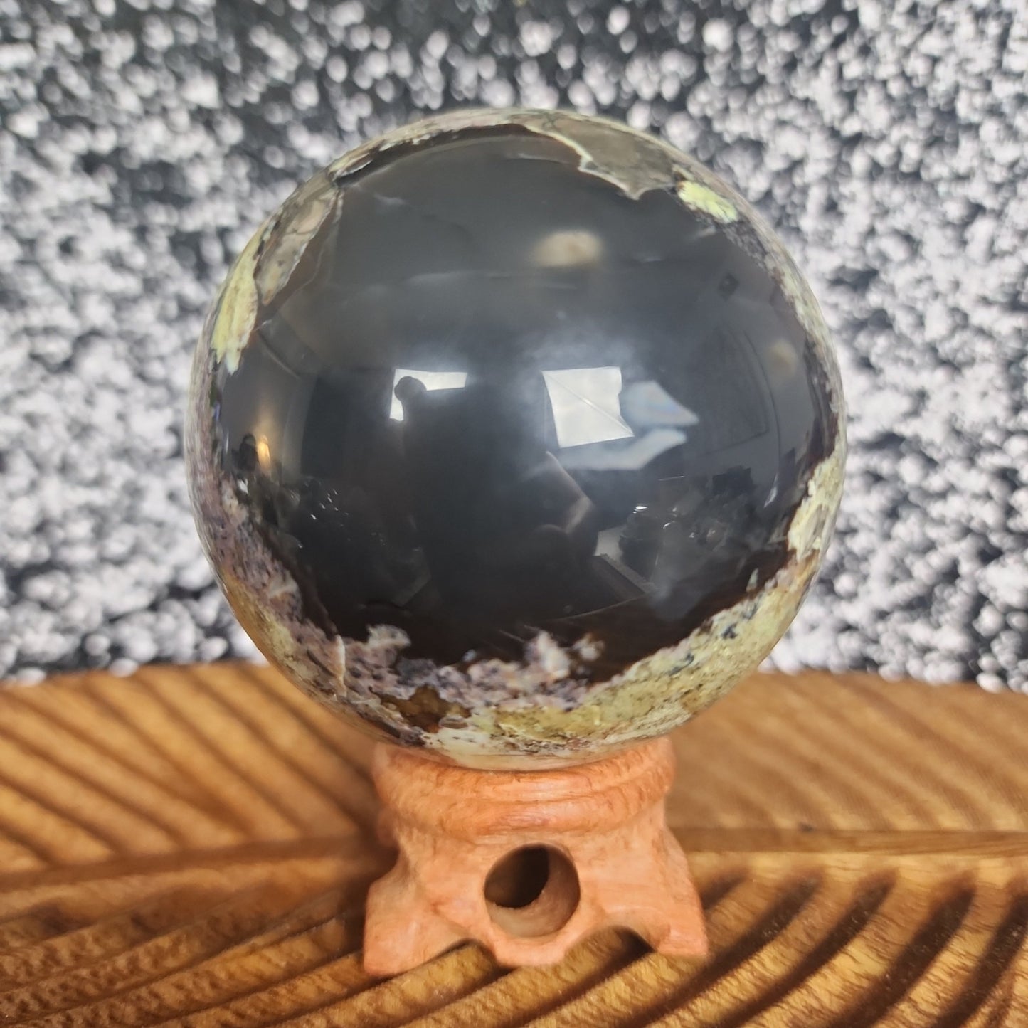 Volcanic Agate Sphere - MagicBox Crystals