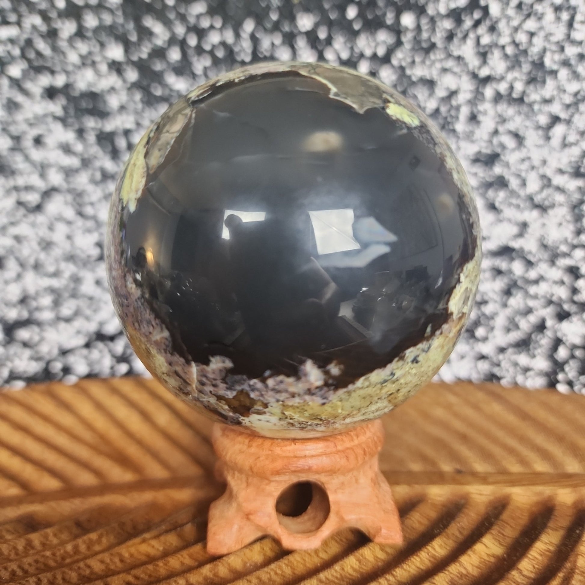 Volcanic Agate Sphere - MagicBox Crystals