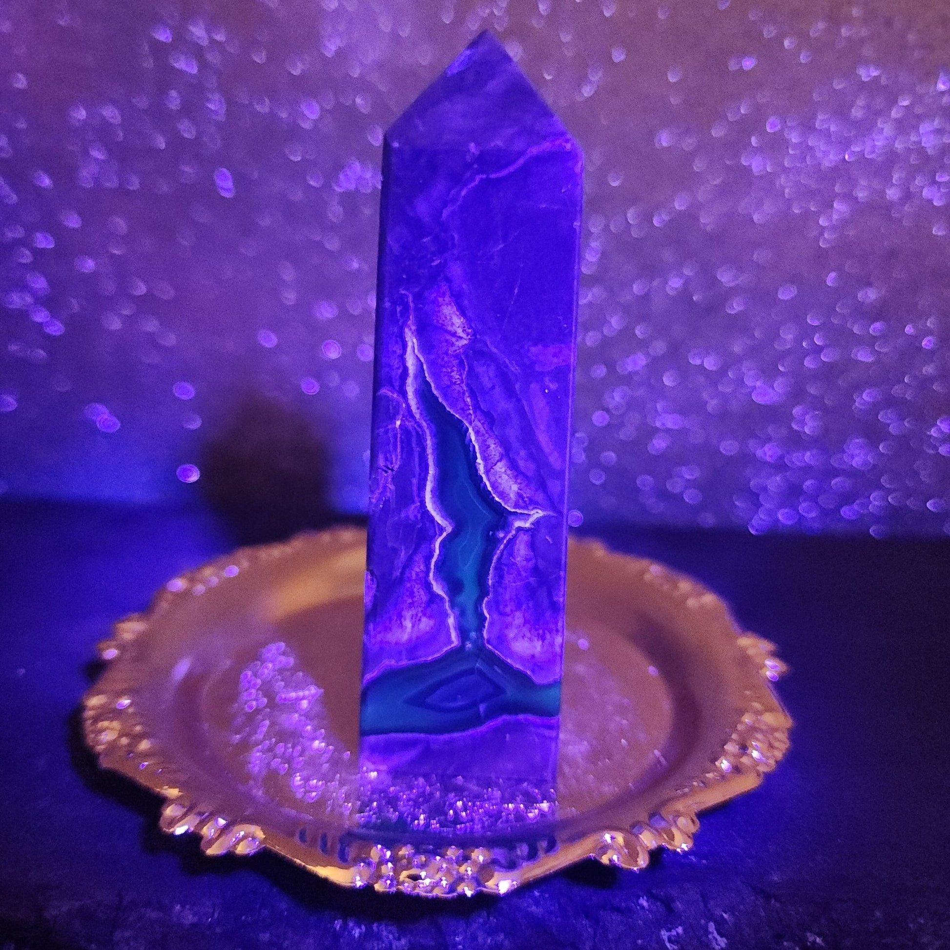 Volcanic Agate Tower - MagicBox Crystals