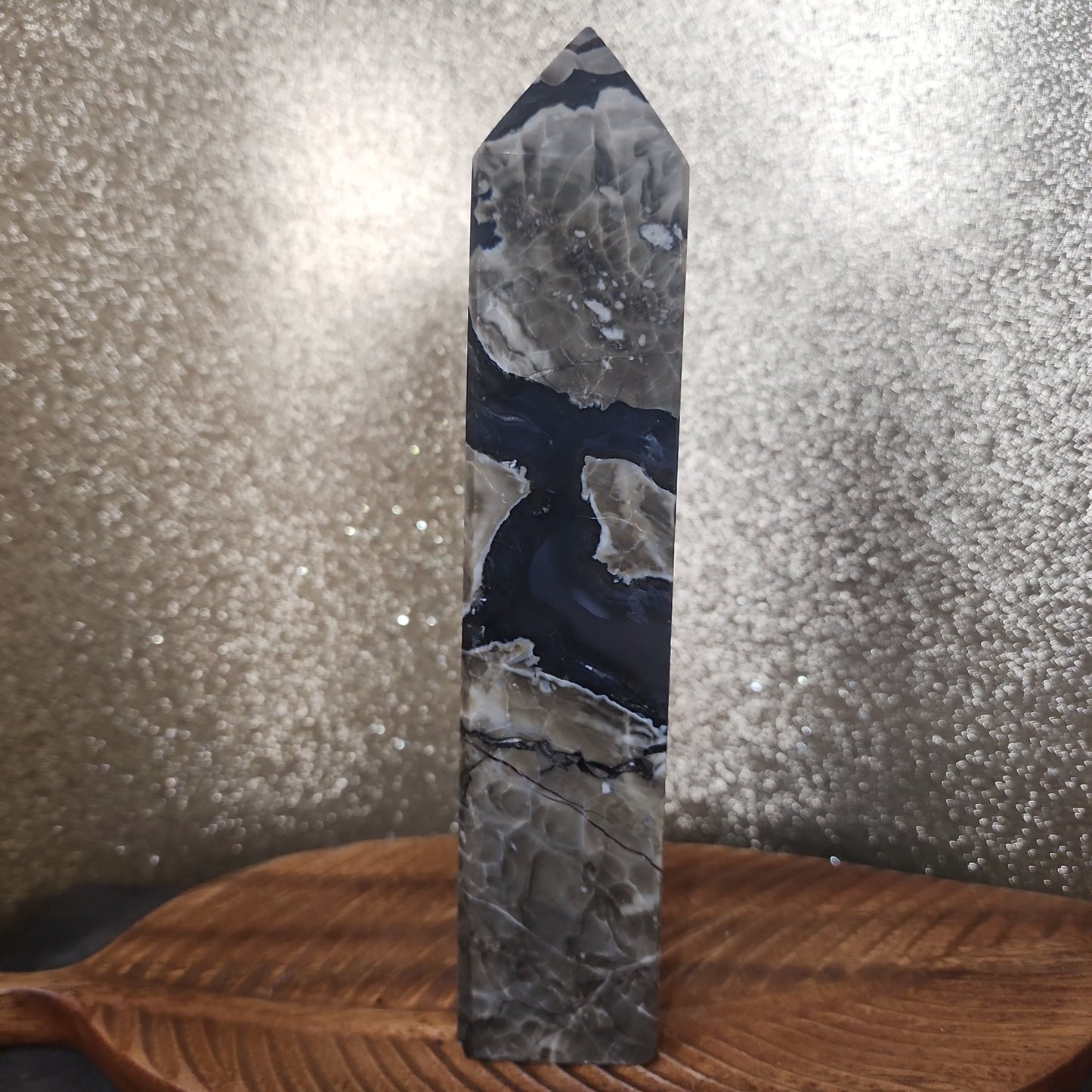 Volcanic Agate Tower - MagicBox Crystals