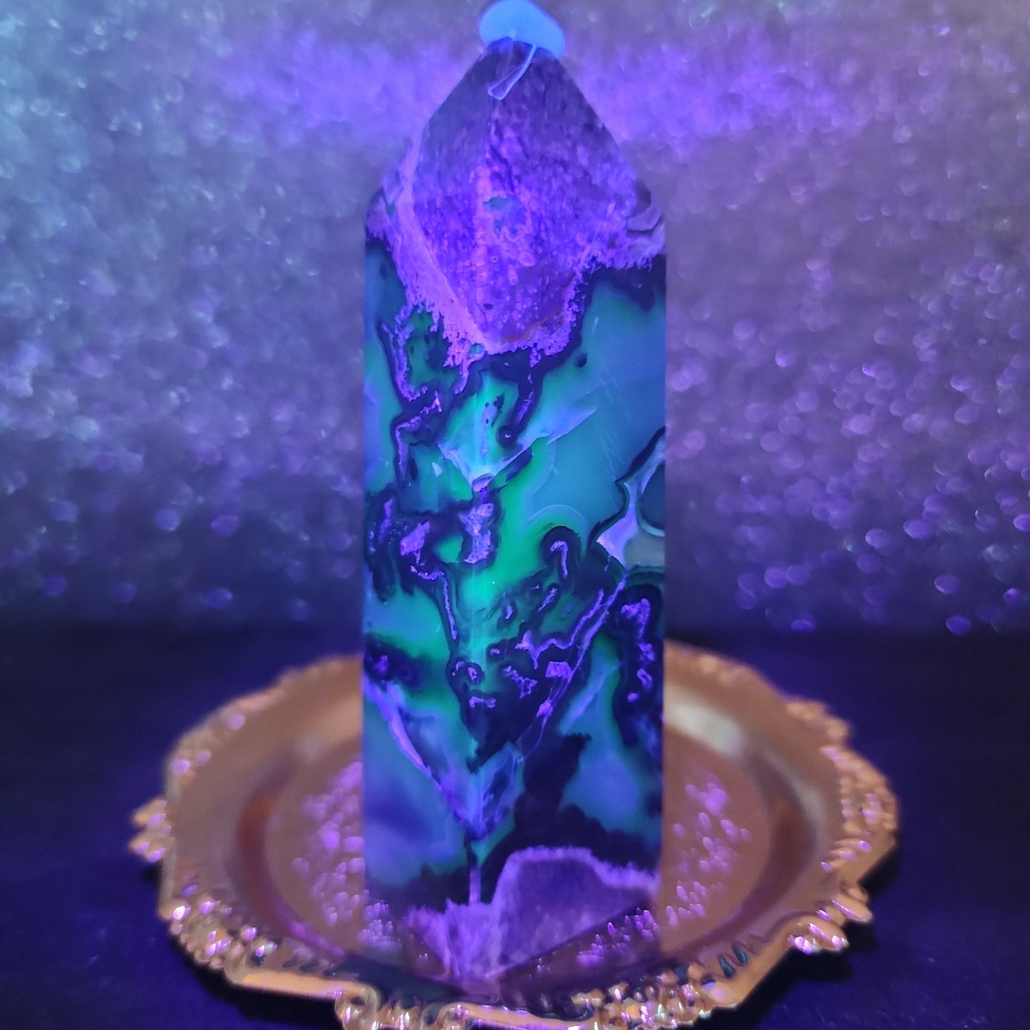 Volcanic Agate Tower - MagicBox Crystals