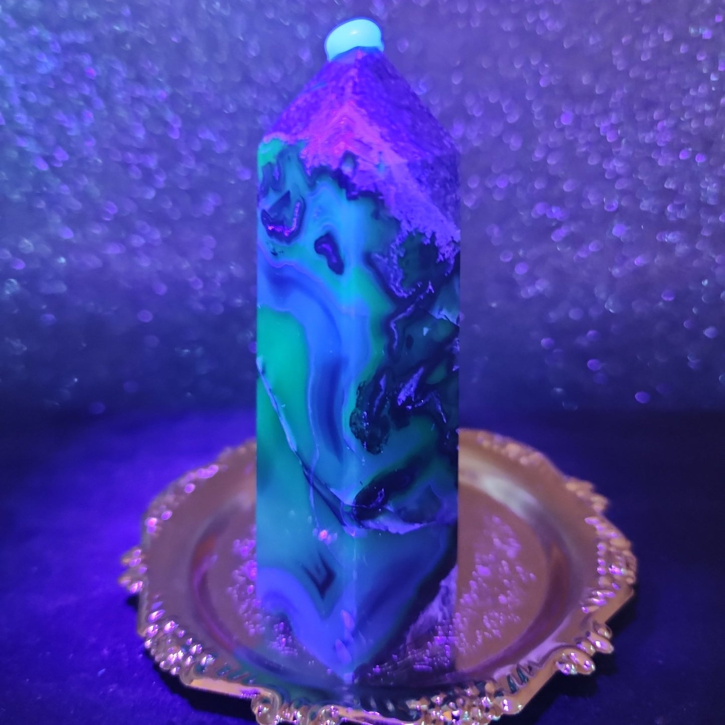 Volcanic Agate Tower - MagicBox Crystals