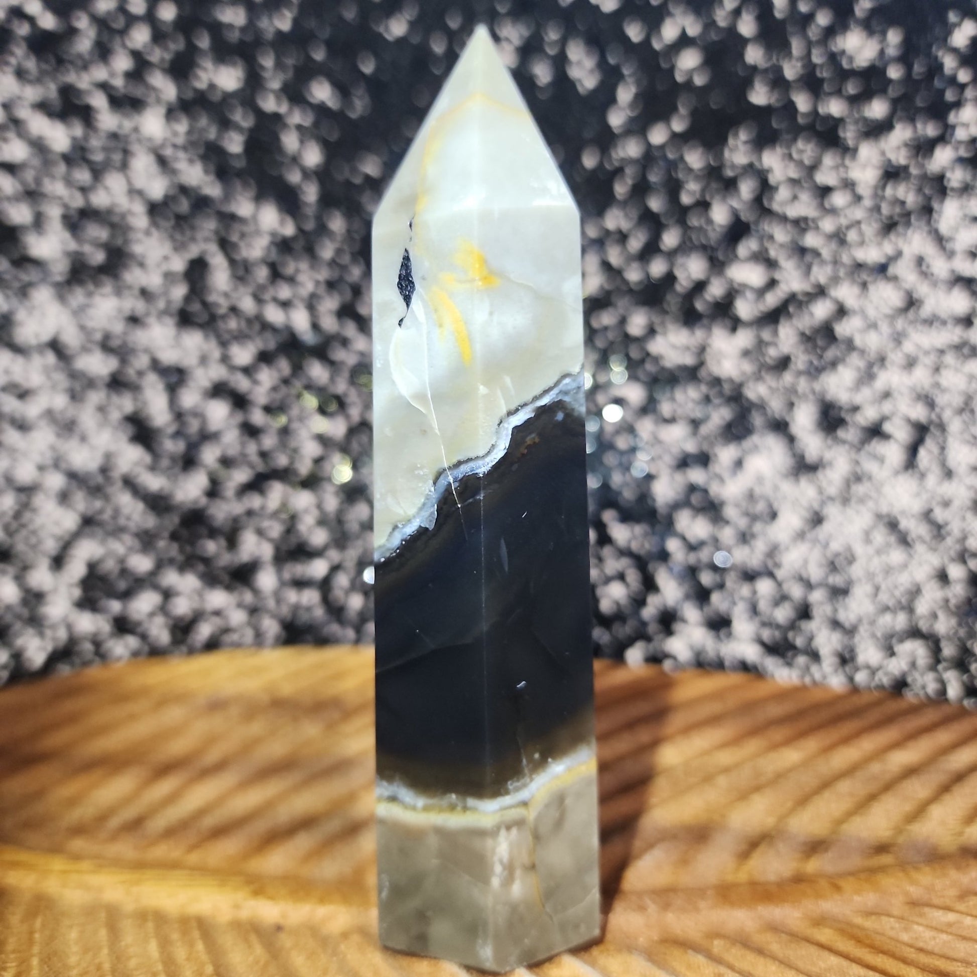 Volcanic Agate Tower - MagicBox Crystals