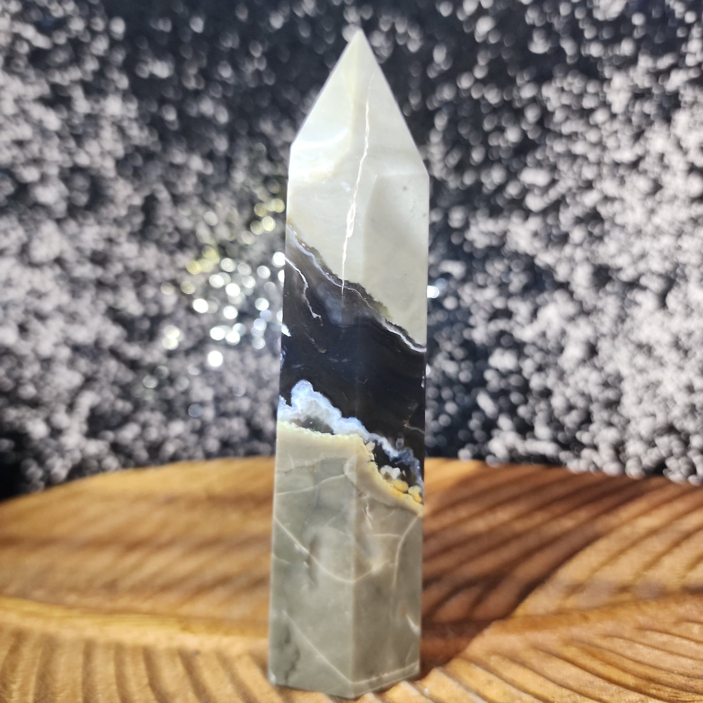 Volcanic Agate Tower - MagicBox Crystals