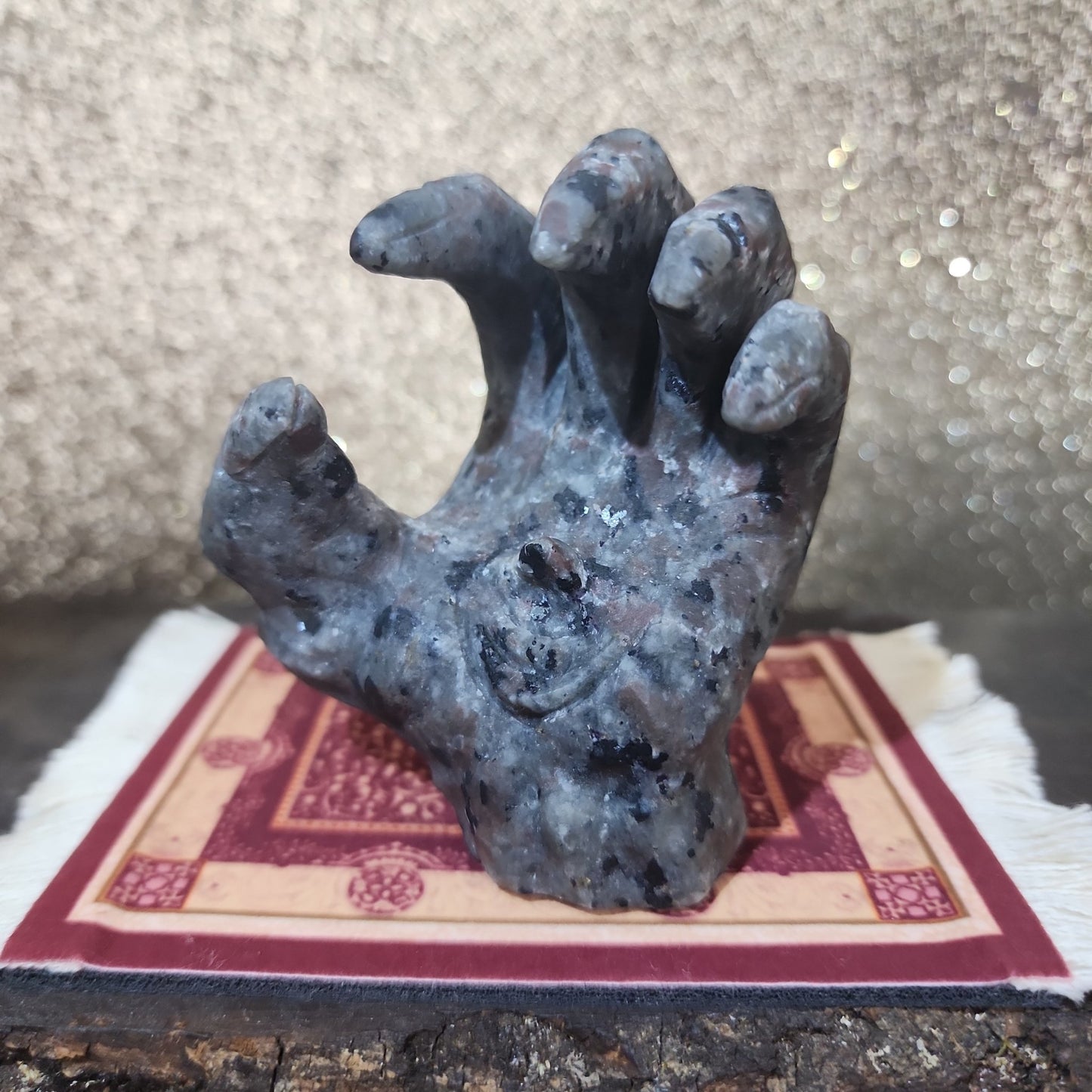 Yooperlite Creepy Hand Carving - MagicBox Crystals